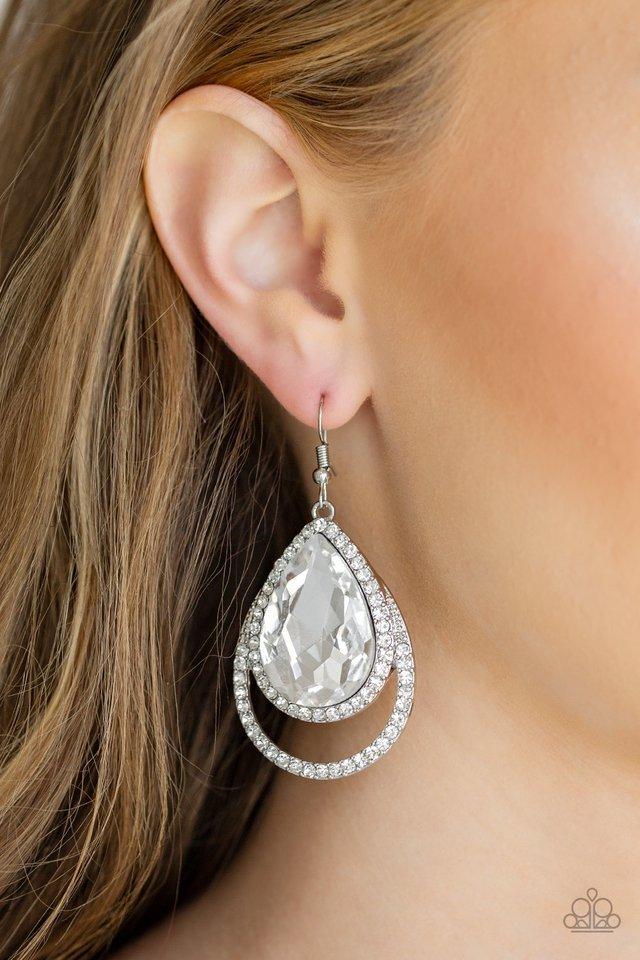 Earrings - Famous - White