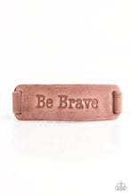 Load image into Gallery viewer, Bracelet - Put On A Brave Face - Brown
