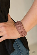 Load image into Gallery viewer, Bracelet - Put On A Brave Face - Brown
