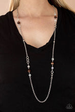 Load image into Gallery viewer, Necklace - Teasingly Trendy - Brown
