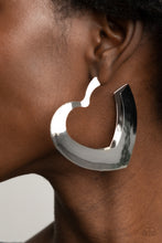 Load image into Gallery viewer, Earrings - Heart-Racing Radiance - Silver
