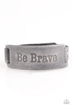 Load image into Gallery viewer, Bracelet -  Put On A Brave Face - Silver Gray
