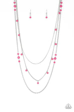 Load image into Gallery viewer, Necklace - Laying The Groundwork - Pink
