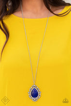 Load image into Gallery viewer, Necklace - Frozen Gardens - Blue
