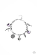 Load image into Gallery viewer, Bracelet - Fancifully Flighty - Purple
