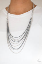 Load image into Gallery viewer, Necklace - REBEL RAINBOW - SILVER
