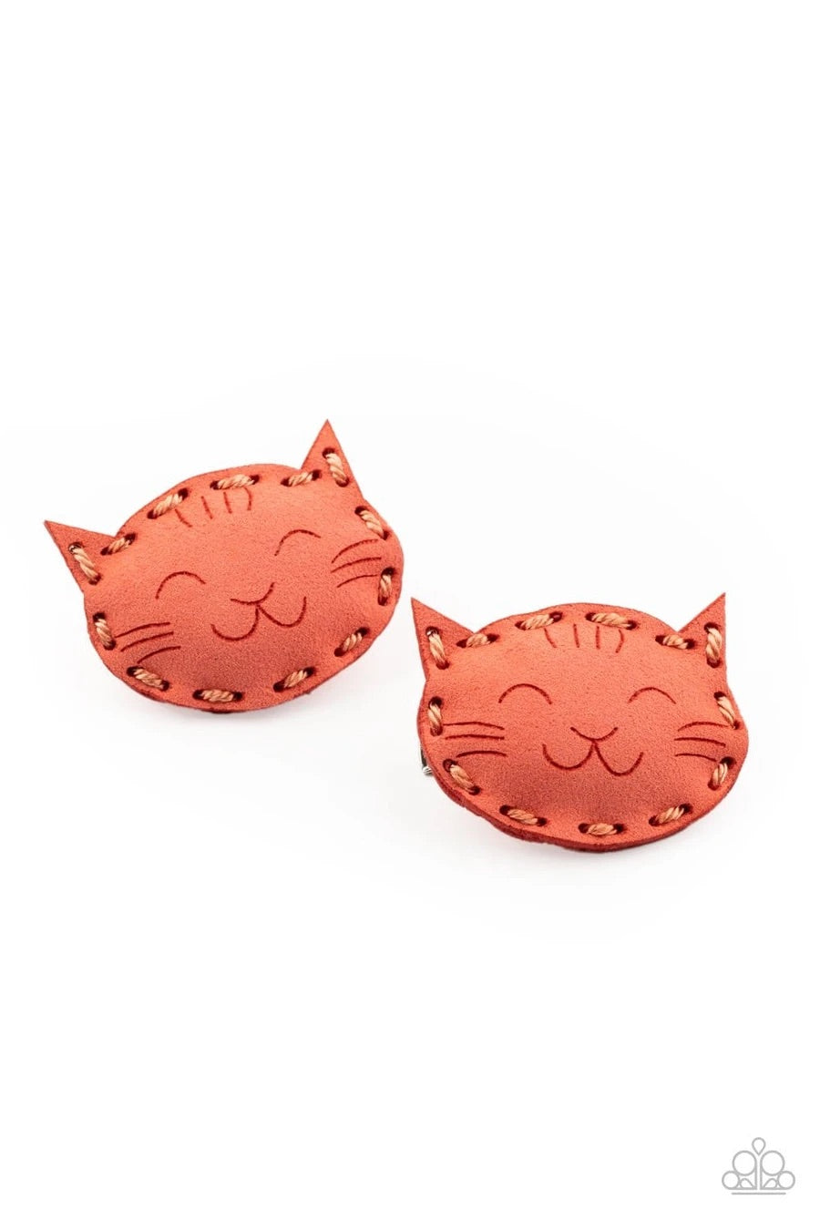 Hair Clip - MEOW Youre Talking! - Orange