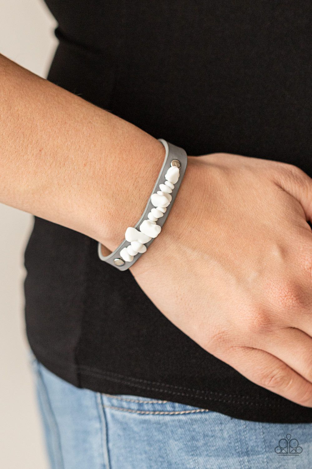 Bracelet - Pebble Paradise - Silver