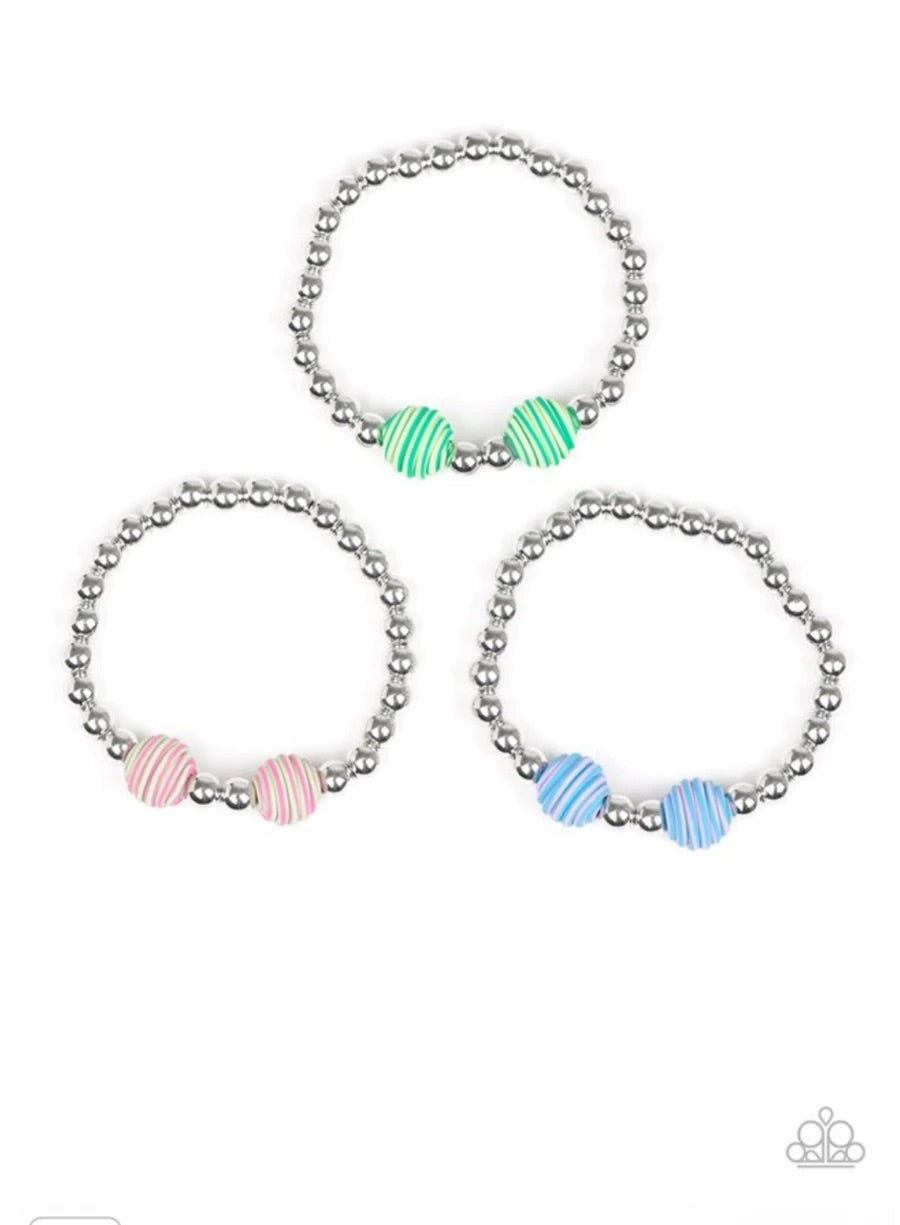 Starlet Shimmer - Bracelet - Swirl Beads