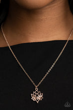 Load image into Gallery viewer, Necklace - Lotus Retreat - Rose Gold
