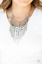 Load image into Gallery viewer, Necklace -  FIRST CLASS FRINGE BLACK
