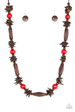 Load image into Gallery viewer, Necklace - Cozumel Coast - Red
