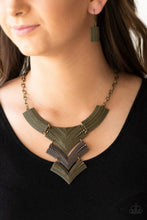 Load image into Gallery viewer, Necklace -  Fiercely Pharaoh - Brass
