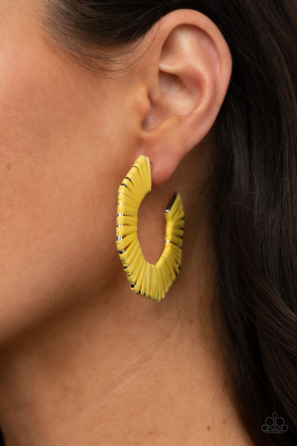 Earrings - Fabulously Fiesta - Yellow