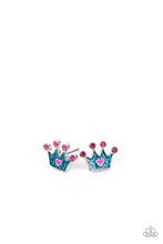 Load image into Gallery viewer, Starlet Shimmer - Crown Earrings - Multi
