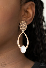 Load image into Gallery viewer, Earrings - Opal Obsession - Rose Gold
