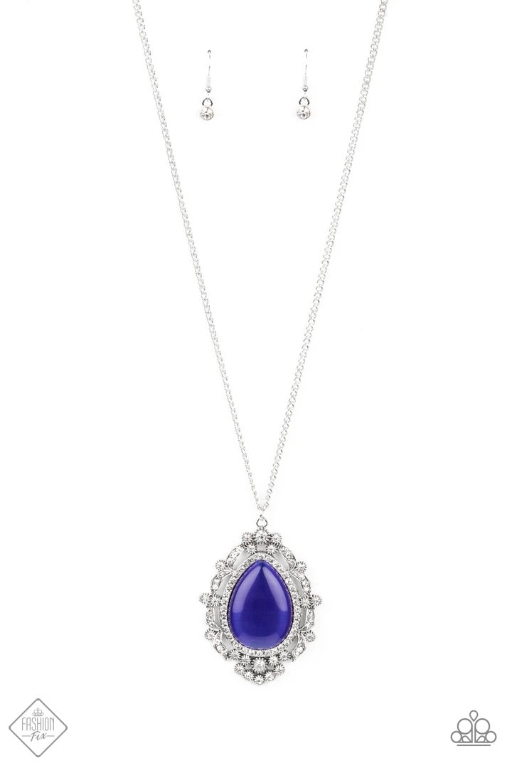 Necklace - Frozen Gardens - Blue