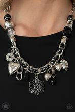 Load image into Gallery viewer, Necklace - Blockbuster - Charmed, I Am Sure - Black
