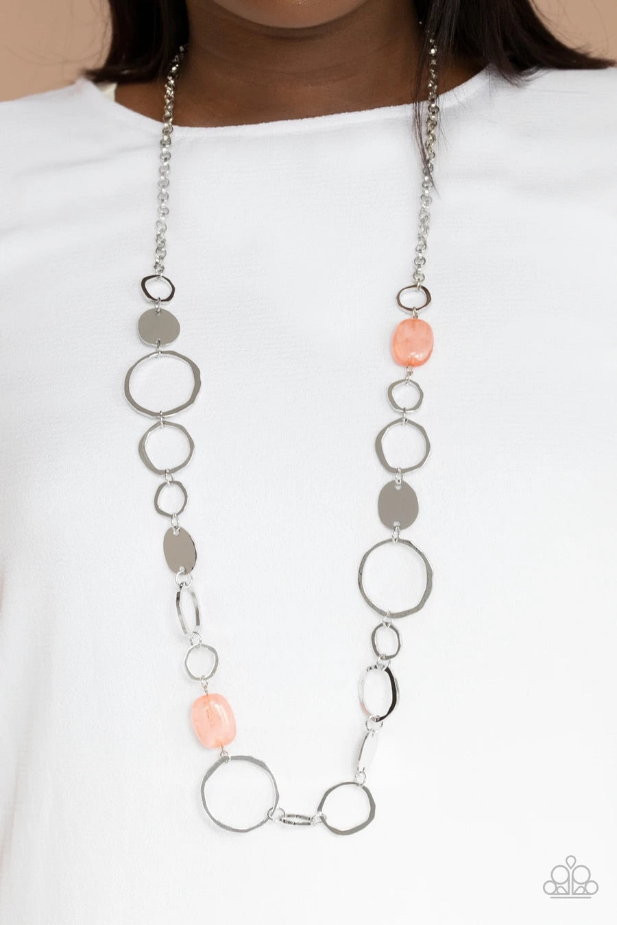 Necklace - Colorful Combo - Orange