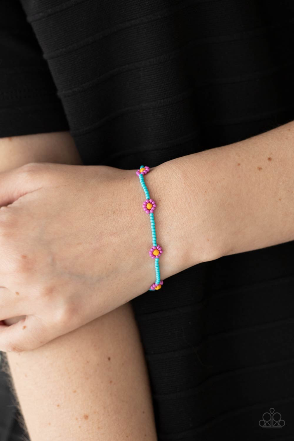 Bracelet - Camp Flower Power - Purple