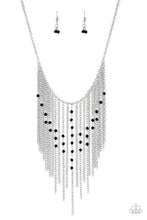 Load image into Gallery viewer, Necklace -  FIRST CLASS FRINGE BLACK
