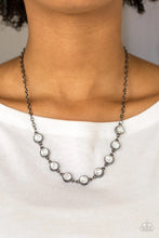 Load image into Gallery viewer, Necklace - STARLIT SOCIALS - BLACK
