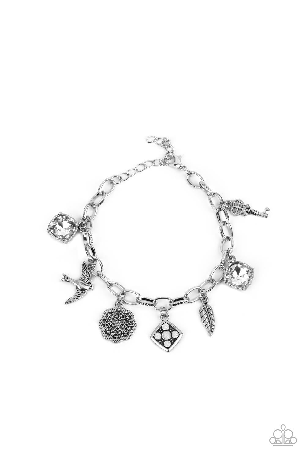 Bracelet - Fancifully Flighty - White