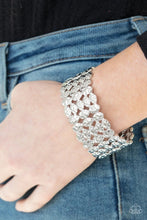 Load image into Gallery viewer, Bracelet - Tectonic Texture - Silver
