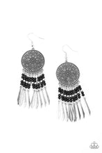 Load image into Gallery viewer, Earrings - Sun Warrior - Black
