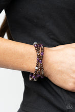 Load image into Gallery viewer, Bracelet - Woodsy Walkabout - Purple
