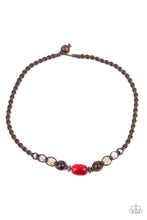 Load image into Gallery viewer, Necklace - Put Up A BEACHFRONT - Red
