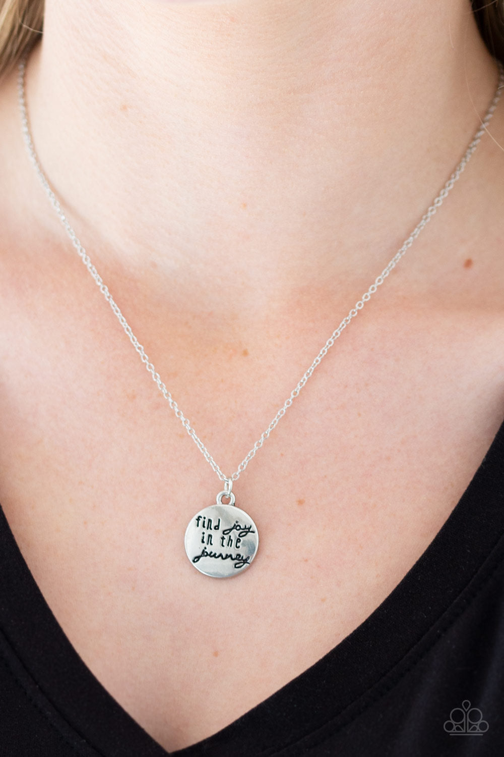 Necklace - Find Joy - Silver