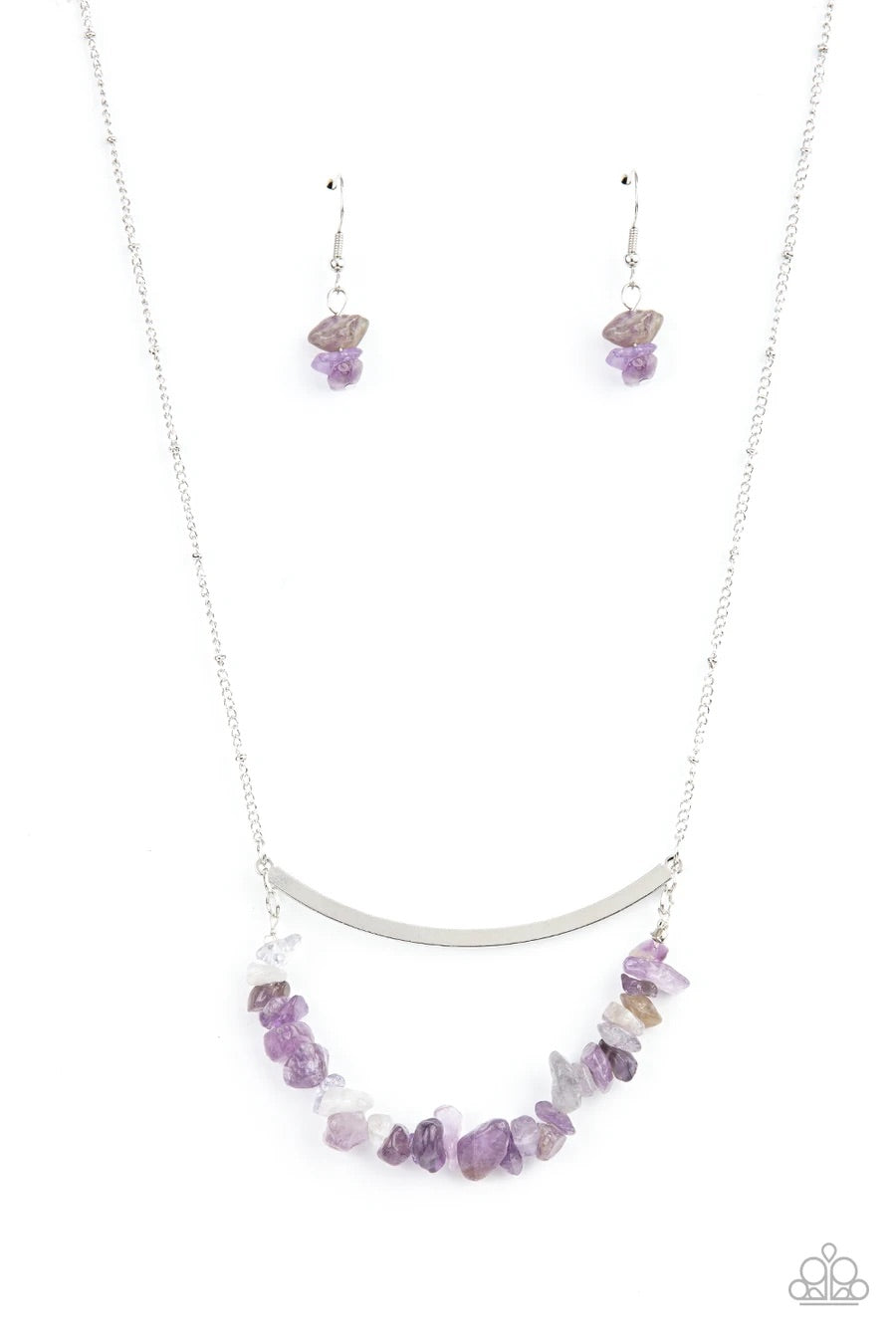 Necklace - Paparazzi Pebble Prana - Purple