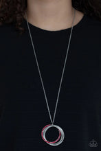 Load image into Gallery viewer, Necklace - Harmonic Halos - Red
