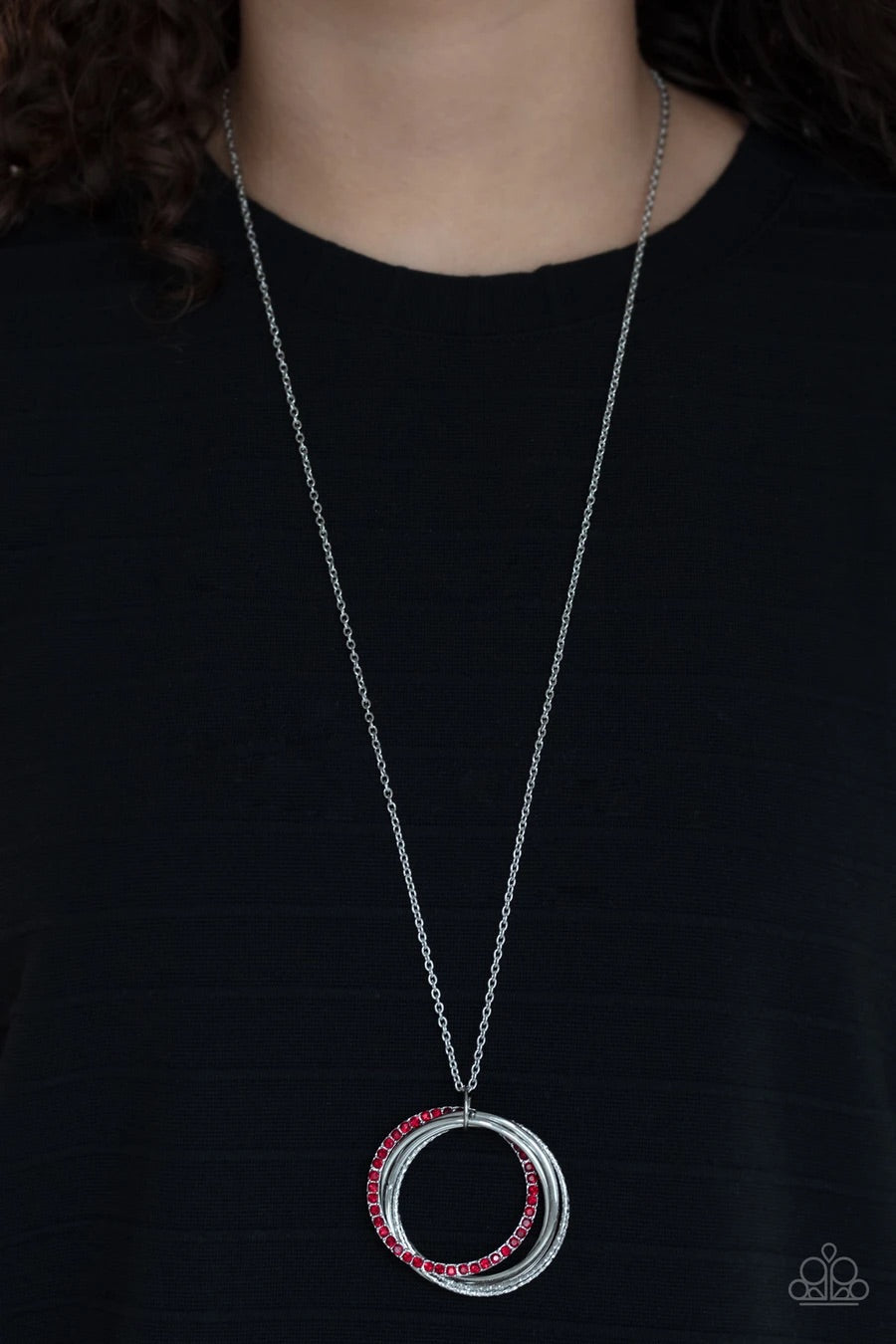 Necklace - Harmonic Halos - Red