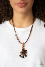 Load image into Gallery viewer, Necklace - Tassel Trek - Black
