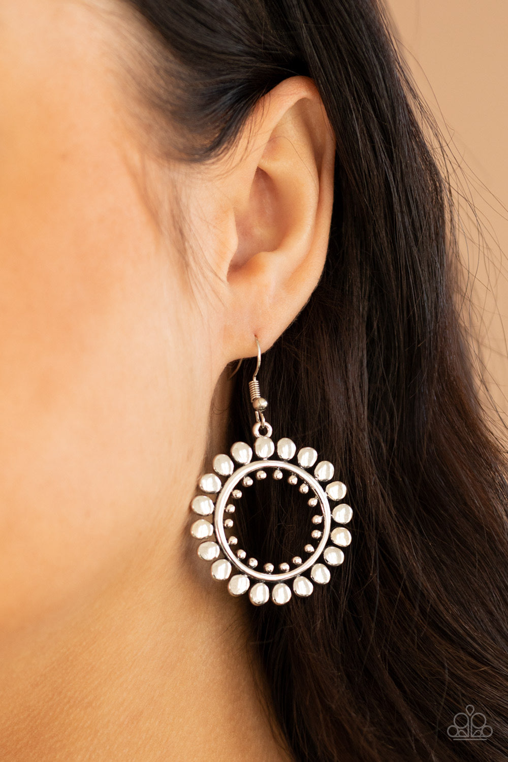 Earrings - Radiating Radiance - Silver