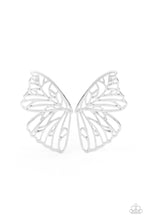 Load image into Gallery viewer, Earrings - Butterfly Frills - Silver
