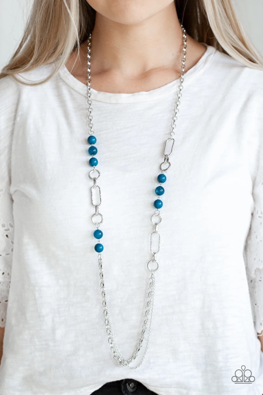 Necklace - CACHE Me Out - Blue