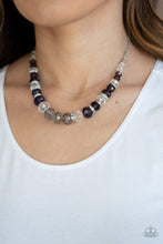 Load image into Gallery viewer, Necklace - Distracted by Dazzle - Purple
