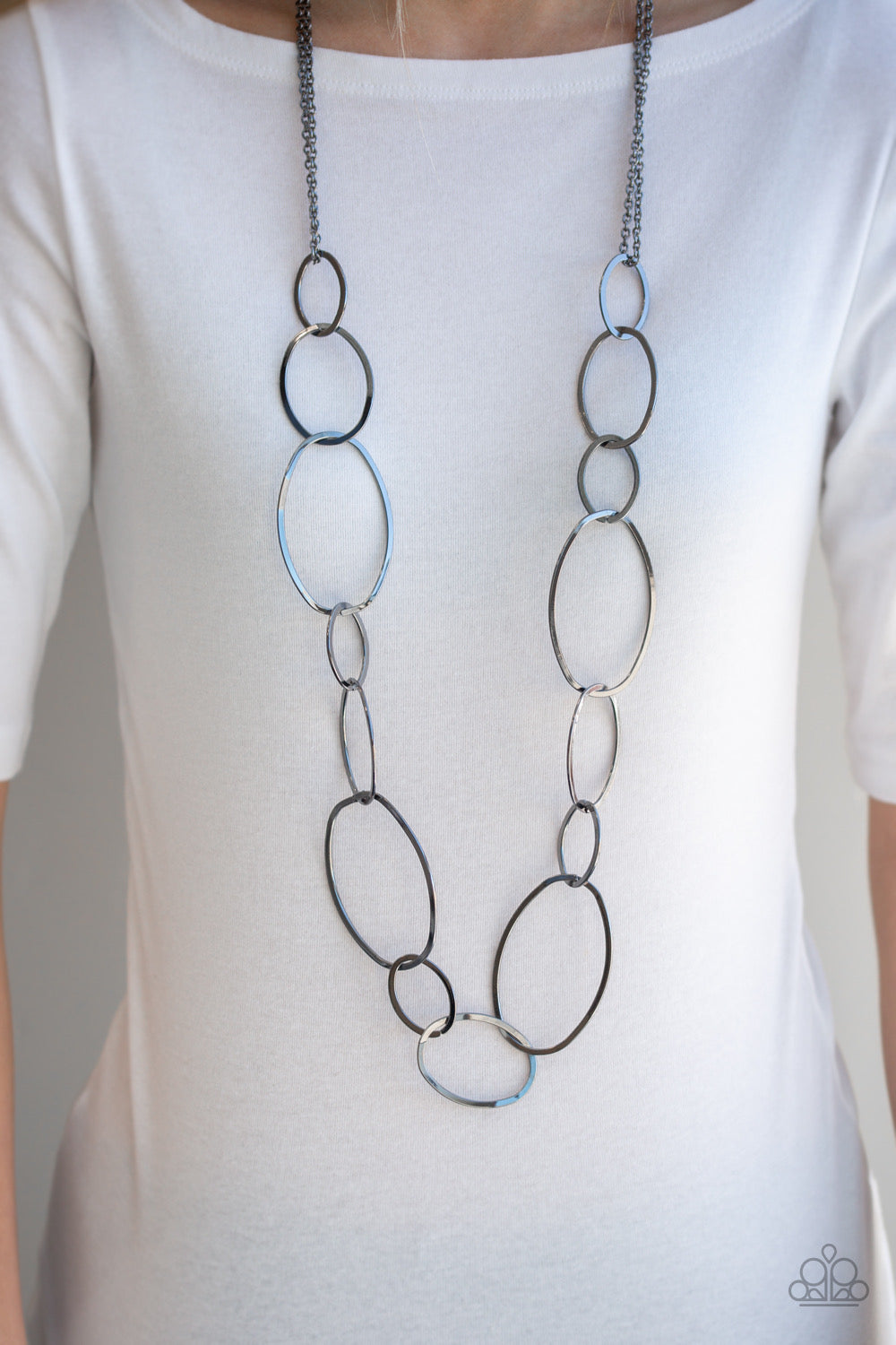 Necklace - City Circuit - Black