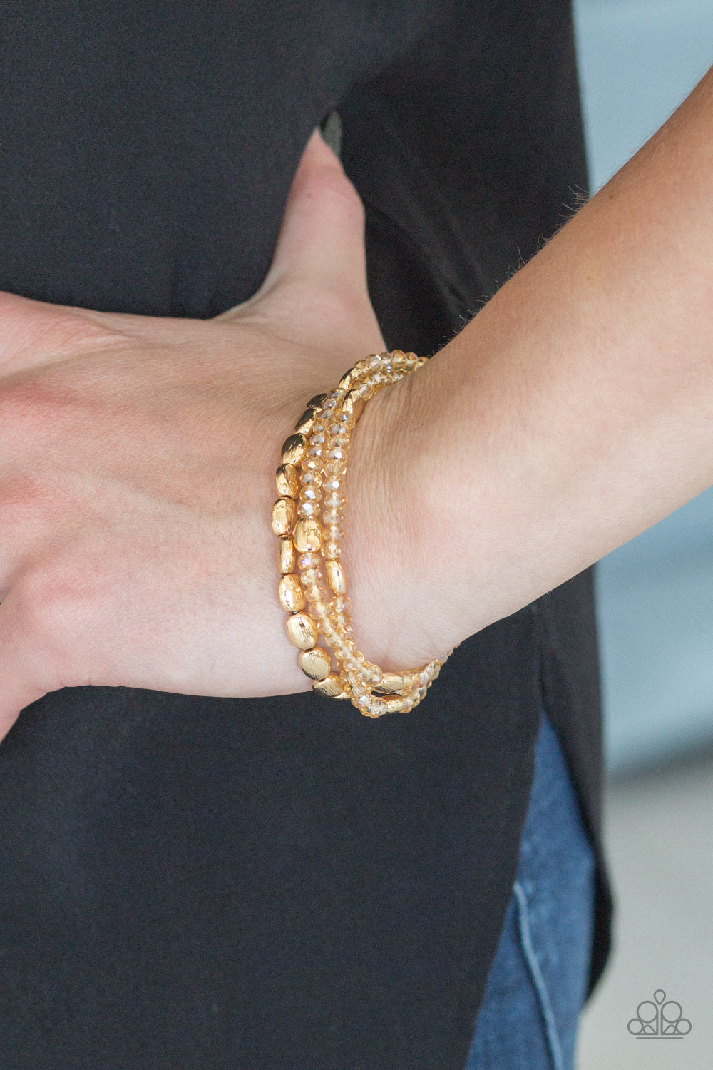 Bracelet - Hello Beautiful - Gold