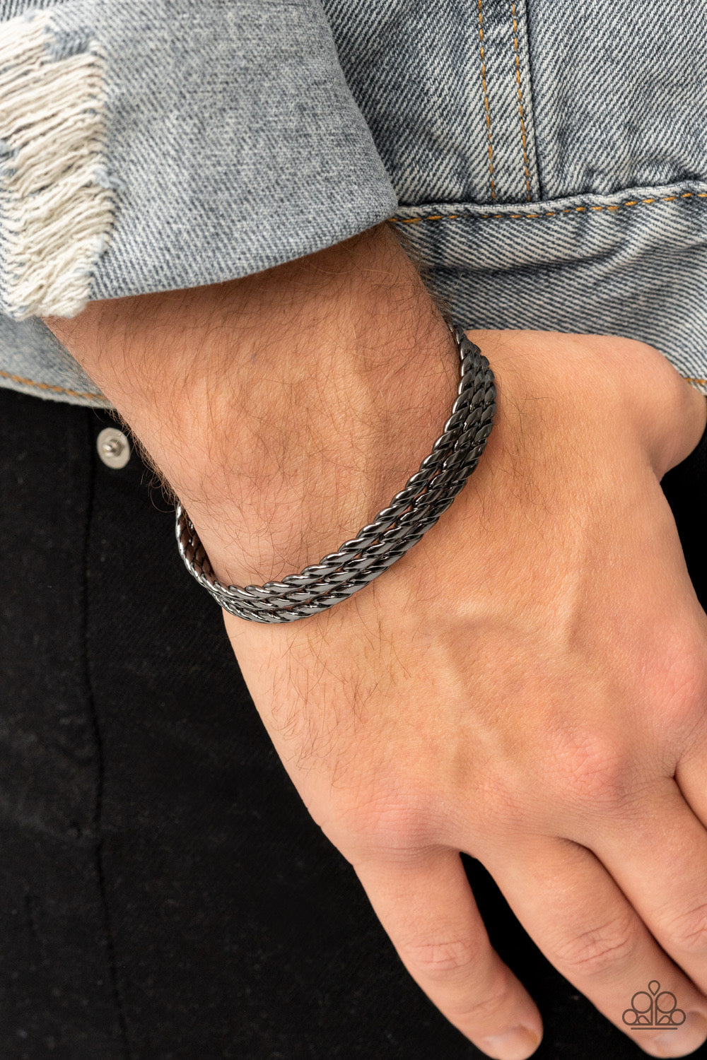 Bracelet - Line of Scrimmage - Black