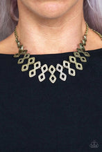 Load image into Gallery viewer, Necklace - Geocentric - Brass
