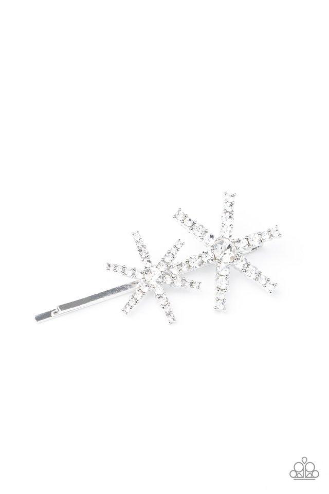 Hair Clip - Megastar Minimalist - White