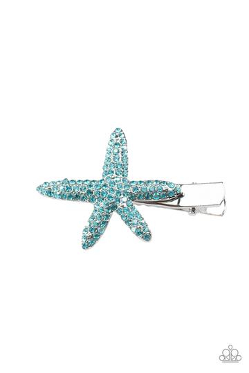 Hair Clip - Wish On a STARFISH - Blue